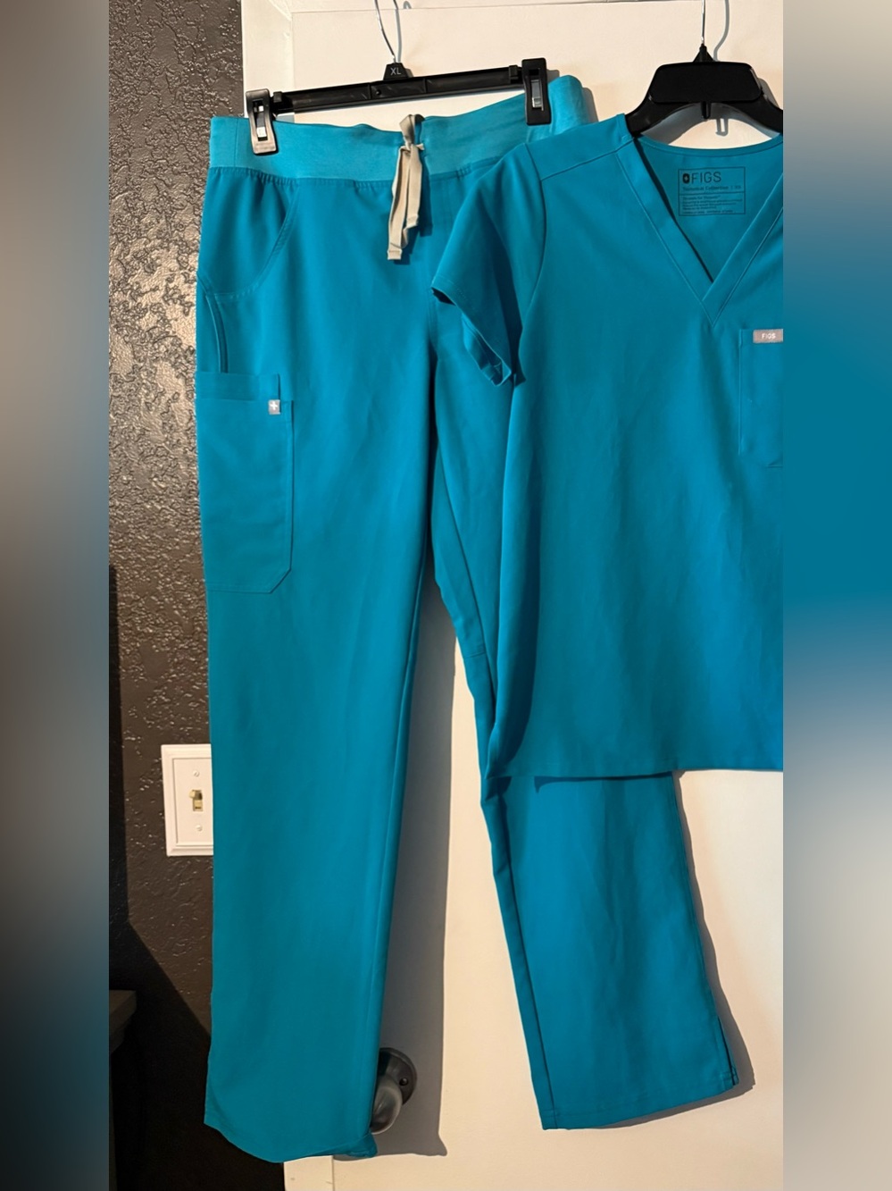 Figs Women's Scrub Set in Teal Blue